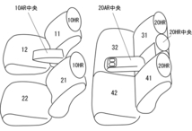 クラッツィオ シートカバー クラッツィオジャッカ(アイボリー)オーリス ZRE152H/NZE151H/ZRE154H/NZE154H ET-1046 Clazzio_画像2