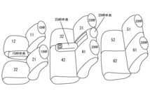 クラッツィオ シートカバー クラッツィオジャッカ(ブラック)アウトランダー ガソリン GF7W/GF8W EM-0768 Clazzio_画像2