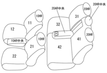 クラッツィオ シートカバー クラッツィオダイヤ(ブラック×ホワイトステッチ)アウトランダー PHEV GG3W EM-0769 Clazzio_画像2