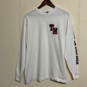 90sTommy Hilfiger トミーヒルヒガー古着ロングスリーブTシャツ ロンT メンズS