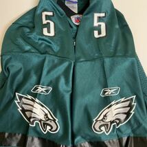 NFL Reebok リーボック アメフトアメリカンフットボールボーイズXL EAGLES 5McNABB_画像7