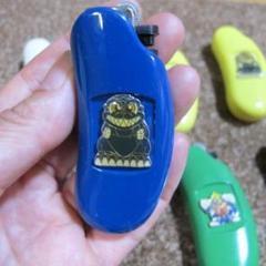 新品 激レア ’90 ゴジラと怪獣 Bic ミニ ライター ケース カバー GODZILLA ブルーカバーのゴジラ-g6 ヴィンテージ 正面