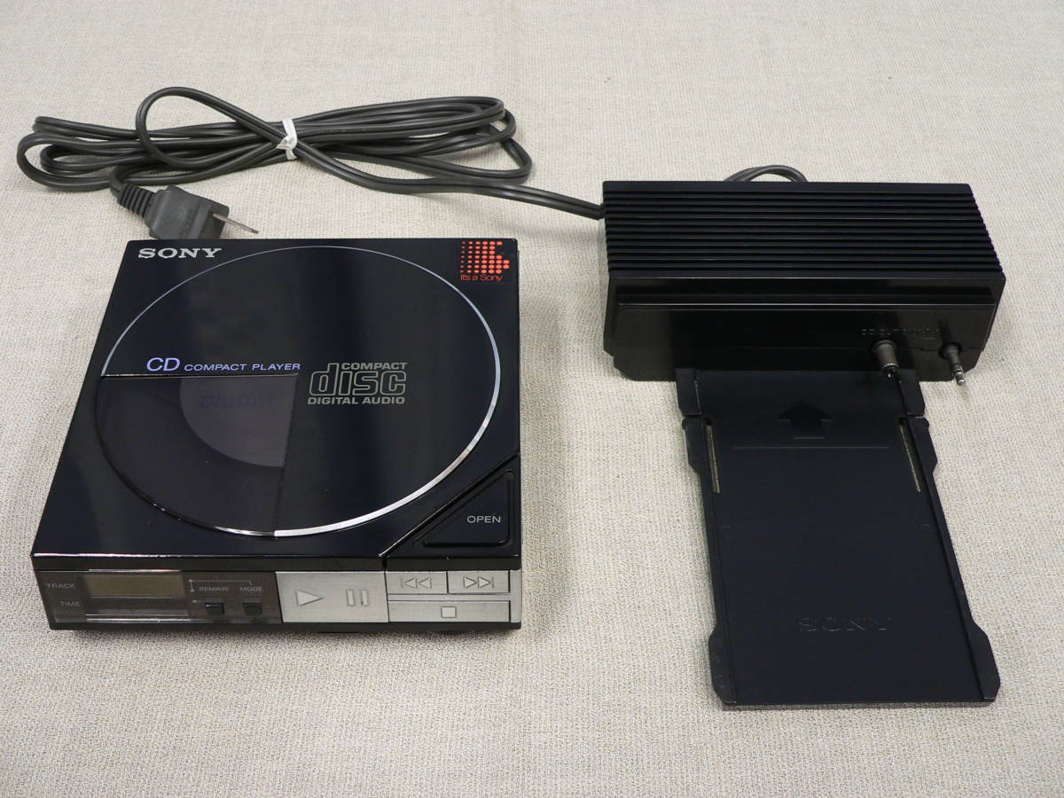 最安値挑戦 SONY ポータブルCDプレイヤー D-50 AC-D50 veme.fi