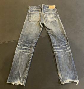 Levis 501 w32 リーバイス　ダメージジーンズ　クラッシュデニム　襤褸　リペア