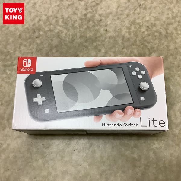 ニンテンドースイッチライトグレー中古美品完品 携帯用ゲーム本体