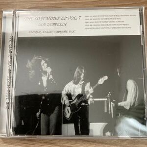 廃盤)LED ZEPPELIN THE LOST MIXES EP VOL7(empress valley)