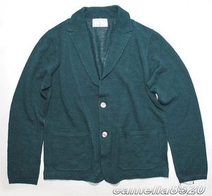  зеленый этикетка сирень расческа ng United Arrows Linificio кардиган свитер темно-зеленый лен linenF размер L не использовался выставленный товар 