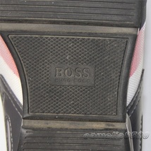 HUGO BOSS ヒューゴボス Saturn スニーカー 50428234 グレー / ホワイト / ピンク 中古 美品_画像5