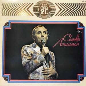 E LP Charles Aznavour シャルル・アズナヴール MAX-20 見開きジャケライナー レコード 5点以上落札で送料無料