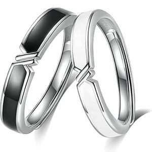 X880 ペアリング 結婚指輪 レディース メンズ カップル フリーサイズ