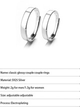 X883 ペアリング 結婚指輪 レディース メンズ カップル フリーサイズ_画像6