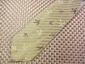 [ stock disposal sale ]* bargain sale *FK3644*[ Miyake one raw ] Issey Miyake [ embroidery flower design pattern ] necktie *