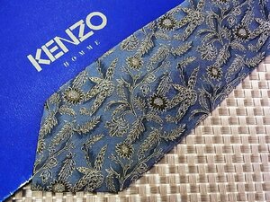 [ stock disposal sale ]* bargain sale *FK3677* Kenzo [ embroidery leaf .. plant pattern ] necktie *