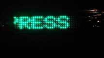 数量限定価格　マルチLEDプレート　グリーン　デコトラ　旧車　街道レーサー　カスタムカー　　EXPRESS　LEDプレート_画像4