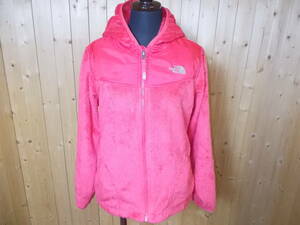 a238◆THE NORTH FACE フリースフーディ◆ガールズL/G(14-16) 子供 ノースフェイス フリースブルゾン 海外輸入正規品 日本未発売品 5C