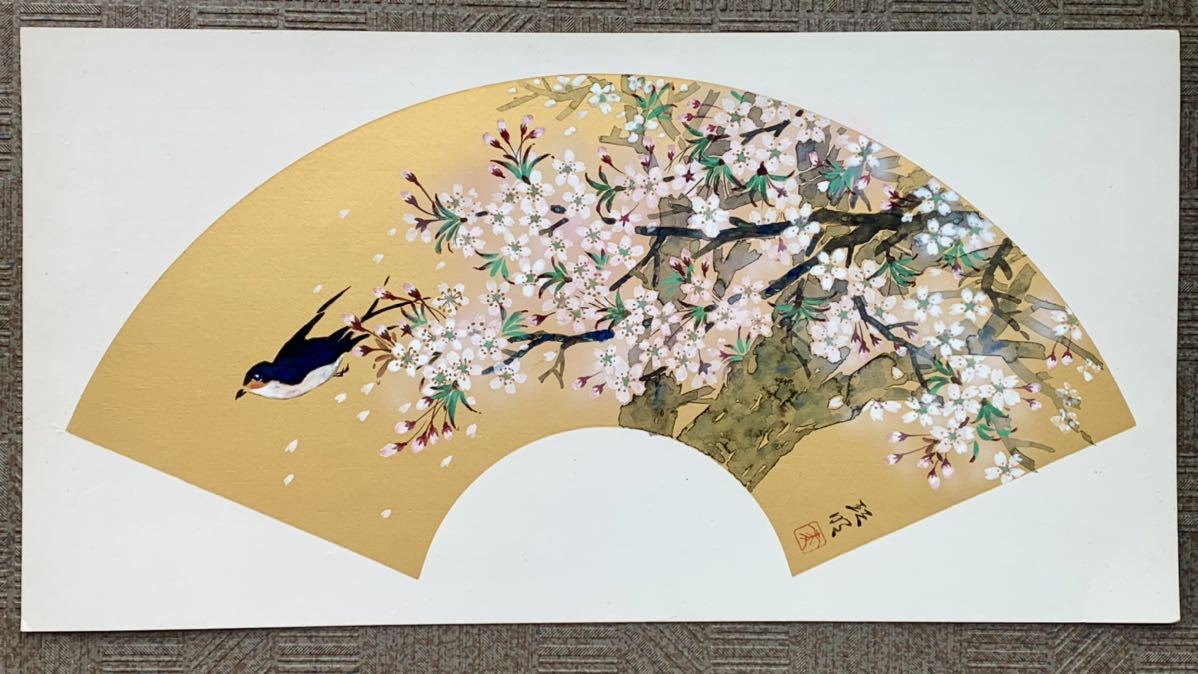 真作 悠堂『蓮子二幅対』金襴表装 共箱 日本画家|PayPayフリマ