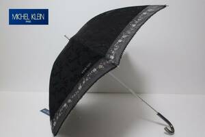  new goods Michel Klein MICHEL KLEIN ultra-violet rays prevention processing rain also safety . rain combined use parasol A38 black group 