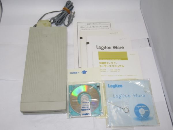 待望の再入荷! Logitec IEEE1394&USB 2.0 外付型640MB MO LMO-A654FU2