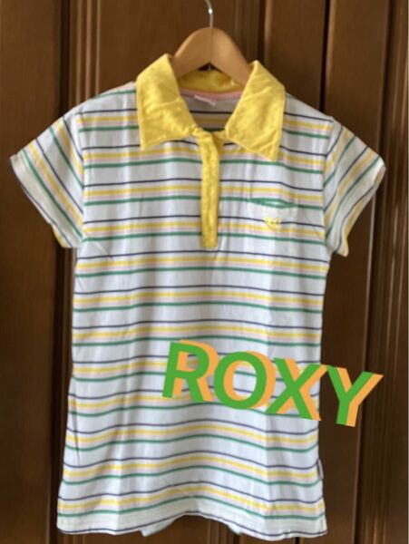 ROXY カラフルボーダーシャツ　Mサイズ