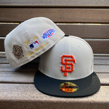 USA限定【7】Newera ニューエラ 59FIFTY サンフランシスコ ジャイアンツ SF GIANTS メジャーリーグ OffCampus オートミール MLB (24-4)_画像1