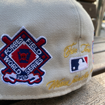 USA限定【7】Newera ニューエラ 59FIFTY ピッツバーグ パイレーツ Pirates メジャーリーグ OffCampus オートミール 黒 MLB (22-5)_画像4