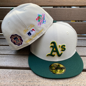 USA限定【7】Newera ニューエラ 59FIFTY オークランド アスレチックス Athletics メジャーリーグ OffCampus オートミール MLB (20-10)