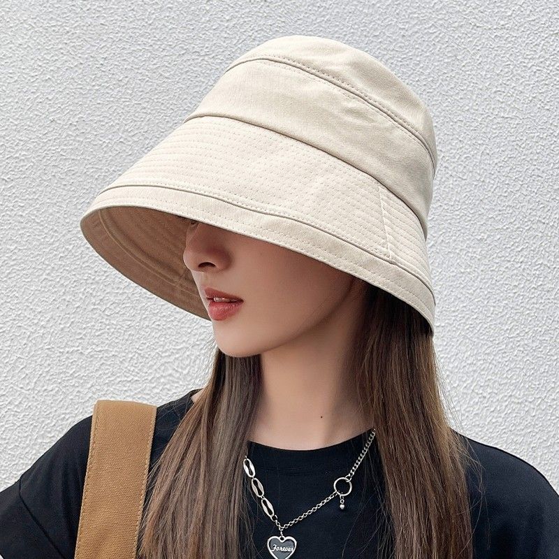 UVカットツバ広帽子 上品 大人可愛い 無地 シンプル レディース ママ