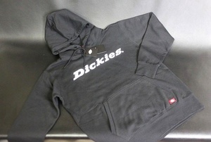 Dickies ディッキーズ メンズ ロゴ プルオーバー パーカー 裏起毛 ブラック サイズS★送料520円★