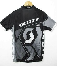 【送料無料】【新品】レプリカ SCOTT サイクリングユニフォーム サイクリングジャージ ジップアップ ユニフォーム 自転車 L ■管L18014SSA_画像4