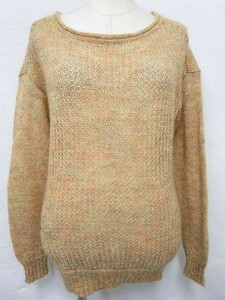 [ free shipping ] Kumikyoku KUMIKYOKU long sleeve knitted sweater M size 2 # control number L13500AWS18-180330-55