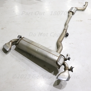 [B-23] G31 JM30 540i задний muffler 18308652306 G30 BMW б/у 