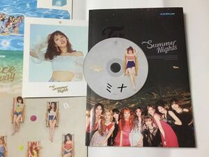 送料込み　TWICE　CD　ディスク　ポラロイド　ミナ　THE 2ND SPECIAL ALBUM　☆Summer Nights☆　9曲　C ver.　韓国盤 Mina　現状品　K-POP