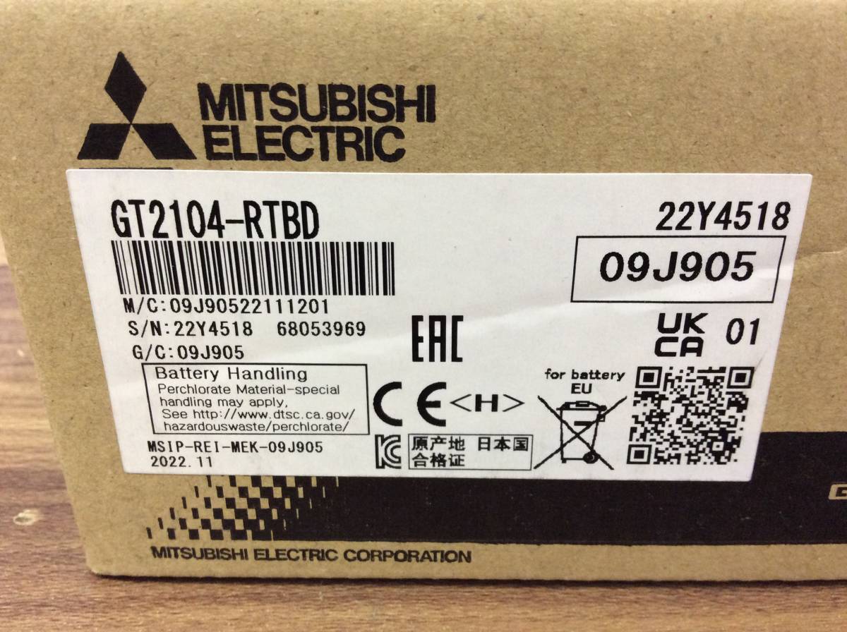 新しい季節 三菱電機 gt2104-rtbd 新品未使用 asakusa.sub.jp