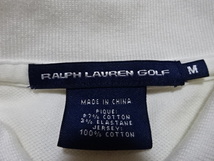 ●RALPH LAUREN GOLF ラルフローレン ゴルフ 半袖ポロシャツ M●0302●_画像2