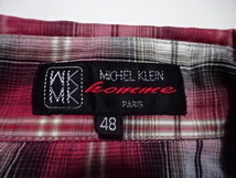 ●MICHEL KLEIN HOMME ミッシェルクラン 半袖シャツ 48●0319●_画像2