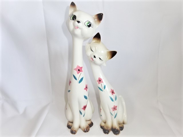 ヤフオク! -「シャム猫 置物」の落札相場・落札価格