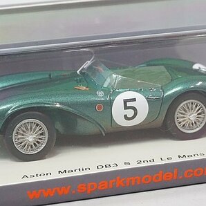 Spark スパーク 1/43 AstonMartin アストンマーチン DB3 S LM ルマン 2位 1958 #5 S2411の画像1