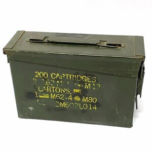 米軍 200 CARTRIDGES M13 CARTONS M80 アーモボックス 7.62mm 弾薬ケース 機関銃用　030706K/T13