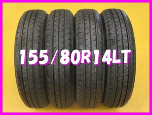 ◆送料無料 A1s◆　155/80R14　88/86NLT　ヨコハマ　BLUEAYTH VANRY55　夏4本　2022年製　※プロボックス等