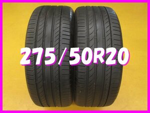 ◆送料無料 D1s◆　275/50R20　113W　コンチネンタル　CONTISPORT CONTACT5　夏２本　※ベンツ承認