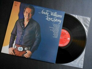 ANDY WILLIAMS Love Story カナダ盤LP 1971 ヒット曲ズラリ