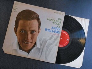 ANDY WILLIAMS The Wonderful World of ... アメリカ盤LP 1963