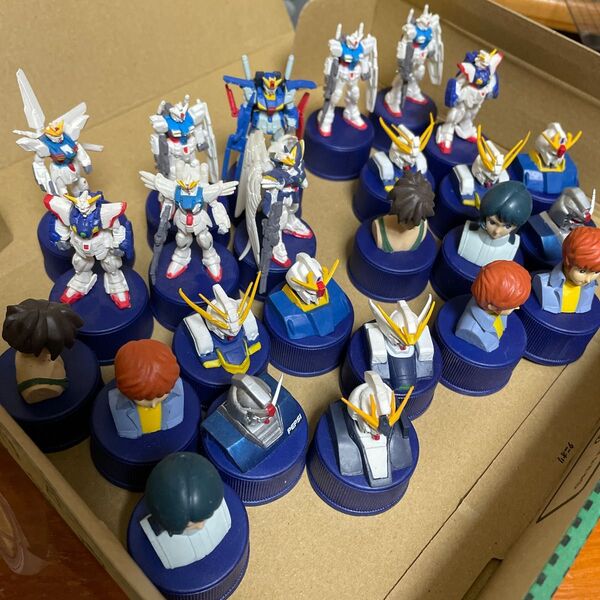 ペプシ ボトルキャップ 主役ガンダム14種+ダブり11ヶ合計25ケ