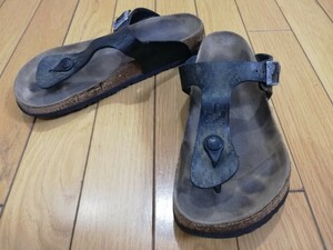 “【BIRKENSTOCKビルケンシュトック】”GIZEH ギゼ 　パイソン柄(蛇柄)サンダル◆26㎝