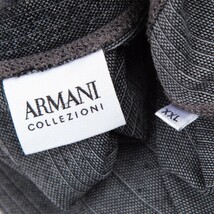 アルマーニコレツィオーニARMANI COLLEZIONI ストレッチボーダーTシャツ グレーL位_画像10