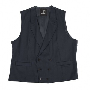  Dunhill dunhill wool double gilet navy blue 48