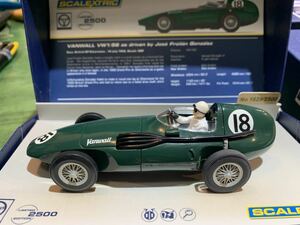 新品未使用 VANWALL VW1/56 as driven by Jos Froiln Gonzlez スロットカー scalextric スケレ