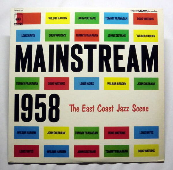 LP「ジョン・コルトレーン=ウィルバー・バーデン/メインストリーム1958」ジャズ 盤面良好 音飛びなし全曲再生確認済み