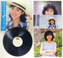 ■西村知美｜夢色の瞬間（とき） ＜LP 1986年 帯付き・日本盤＞1stアルバム ピンナップ2枚付き_画像3