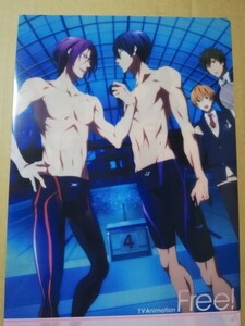 クリアファイル　アニくじ　賞品　Free!　遙　橘真琴　松岡凛　真琴　凛